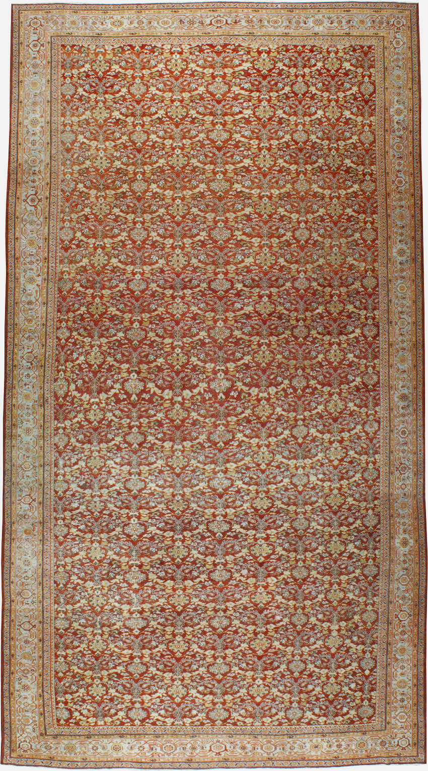 Antiuqe Persian Mahal Carpet, No.22794 - Gsblank
