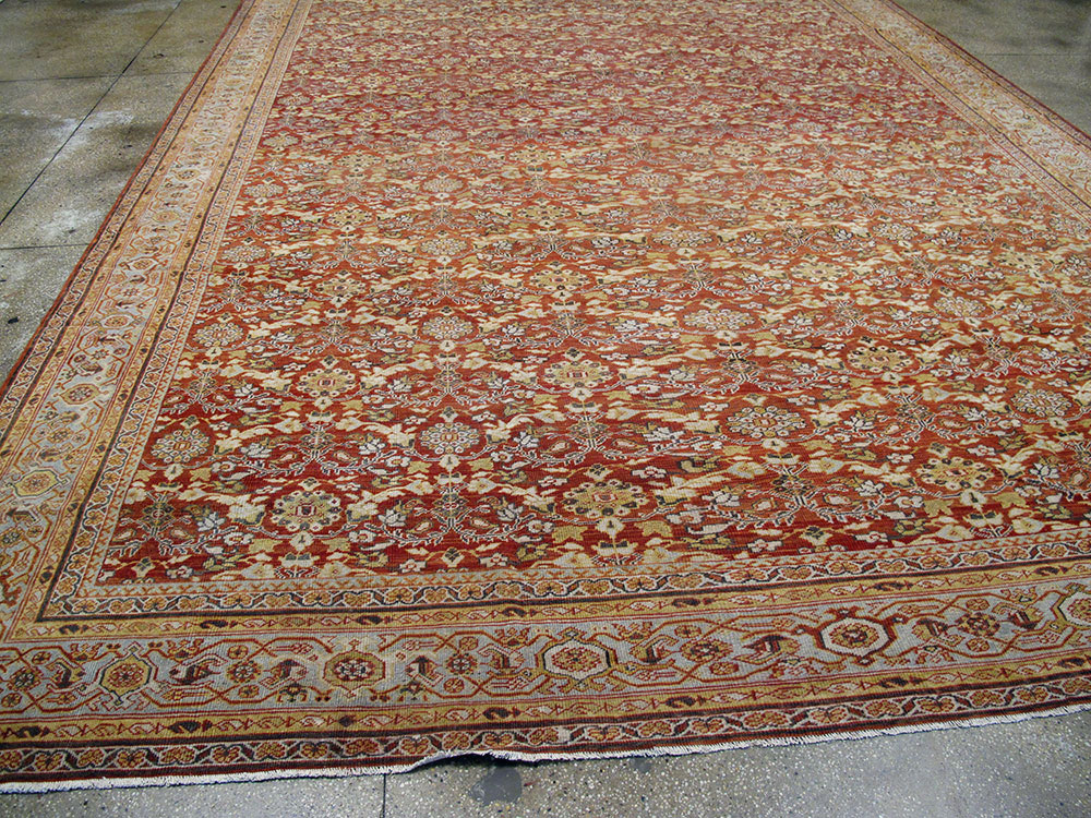 Antiuqe Persian Mahal Carpet, No.22794 - Gsblank