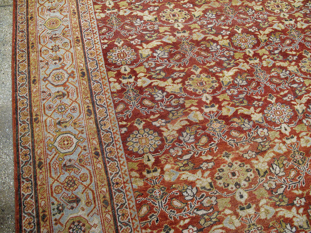 Antiuqe Persian Mahal Carpet, No.22794 - Gsblank