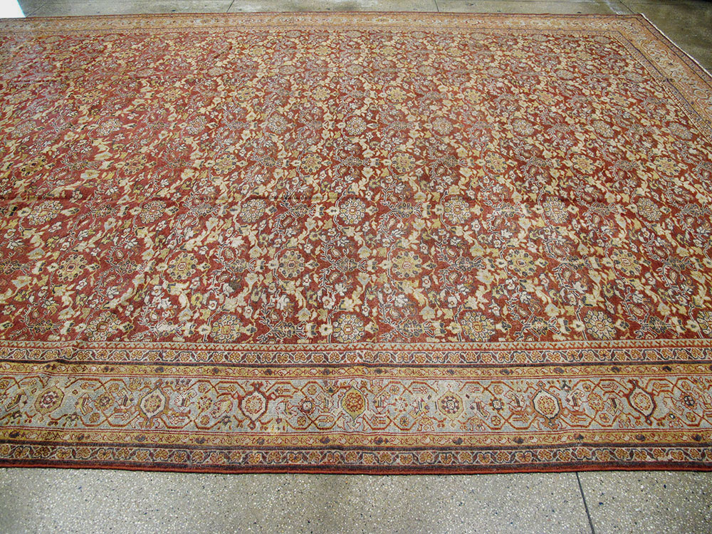 Antiuqe Persian Mahal Carpet, No.22794 - Gsblank