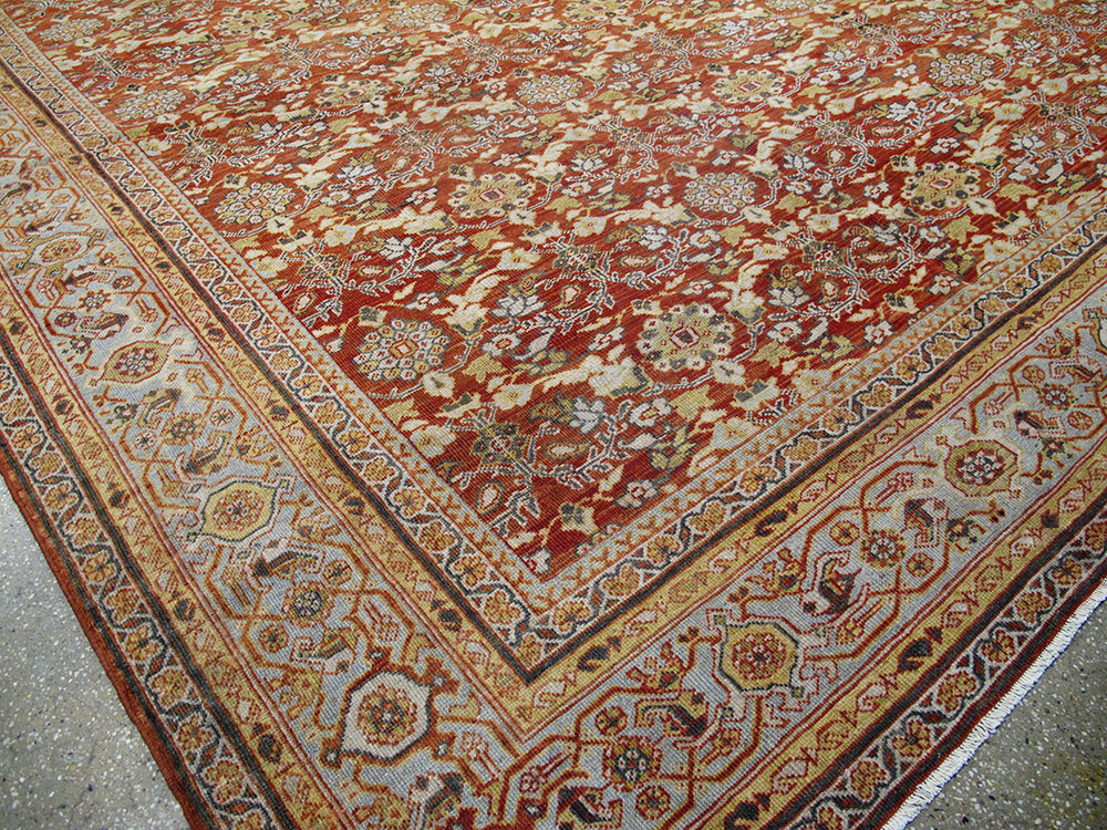Antiuqe Persian Mahal Carpet, No.22794 - Gsblank