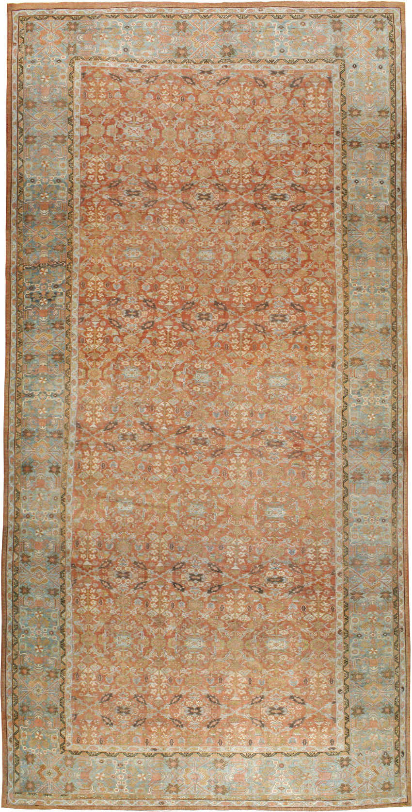 Antique Persian Mahal Carpet, No.22796 - Gsblank