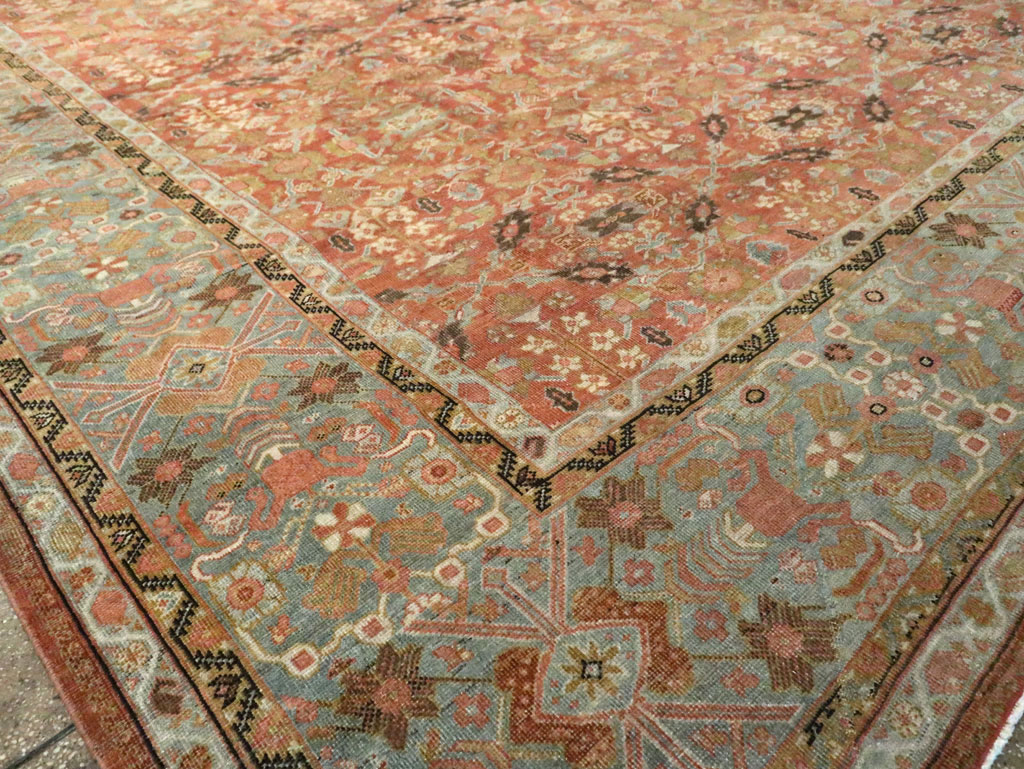 Antique Persian Mahal Carpet, No.22796 - Gsblank
