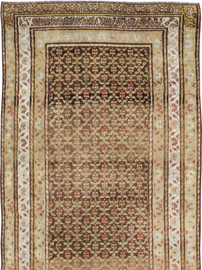 Vintage Persian Kurdish Runner, No.22799 - Gsblank