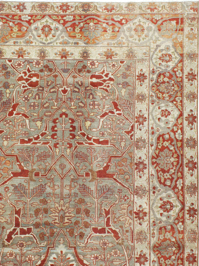 Antique Persian Tabriz Carpet, No.22807 - Gsblank