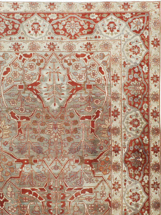 Antique Persian Tabriz Carpet, No.22807 - Gsblank