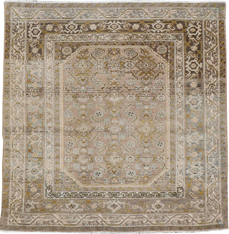 Vintage Malayer Square Rug, No.22810 - Gsblank