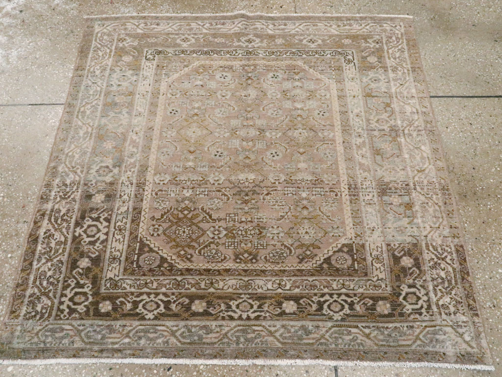 Vintage Malayer Square Rug, No.22810 - Gsblank