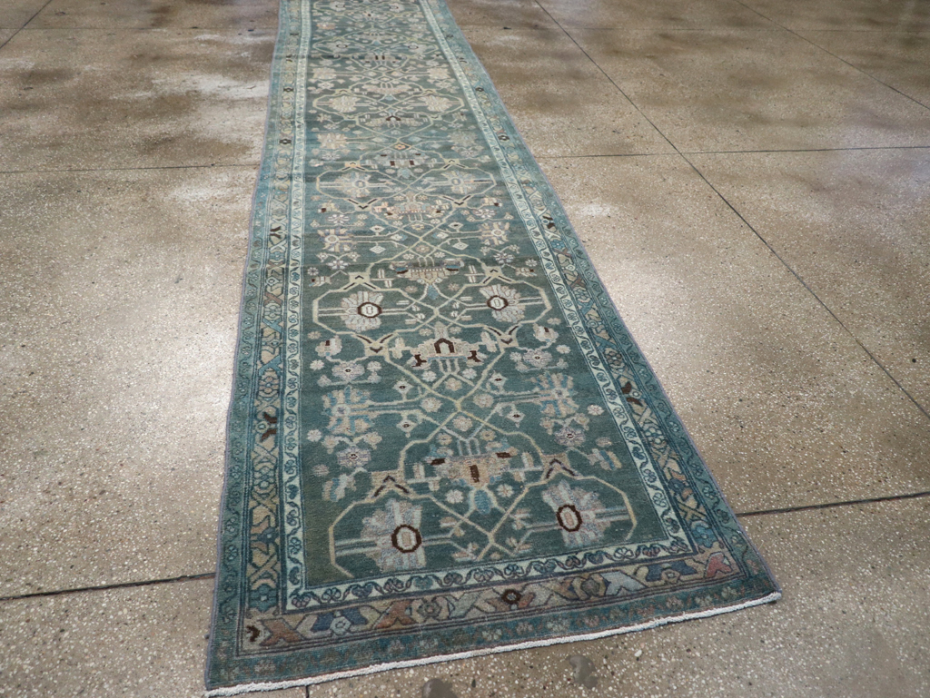 Vintage Persian Malayer Runner, No.22837 - Gsblank