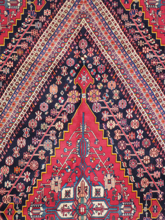 Vintage Persian Afshar Carpet, No.22844 - Gsblank