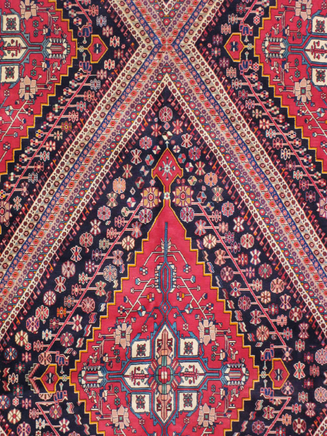 Vintage Persian Afshar Carpet, No.22844 - Gsblank