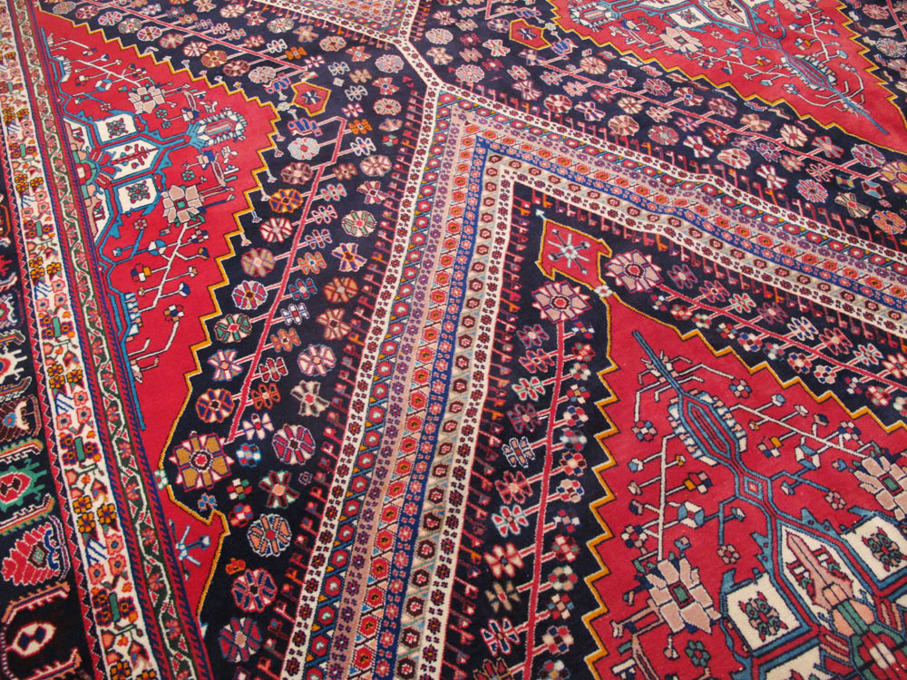 Vintage Persian Afshar Carpet, No.22844 - Gsblank
