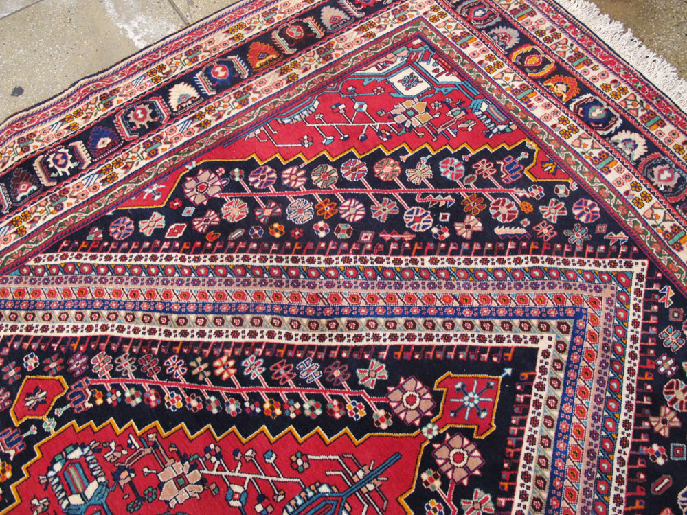 Vintage Persian Afshar Carpet, No.22844 - Gsblank