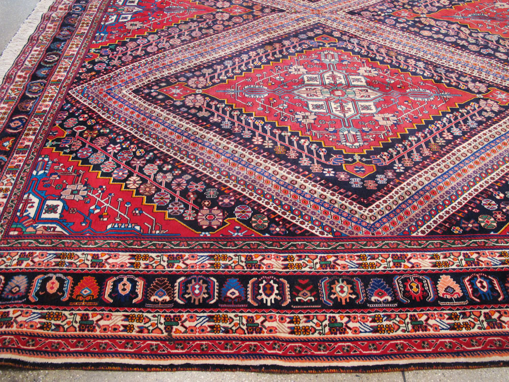 Vintage Persian Afshar Carpet, No.22844 - Gsblank