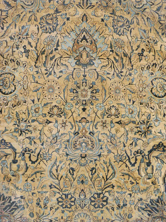 Antique Persian Lavar Kerman Carpet, No.22849 - Gsblank