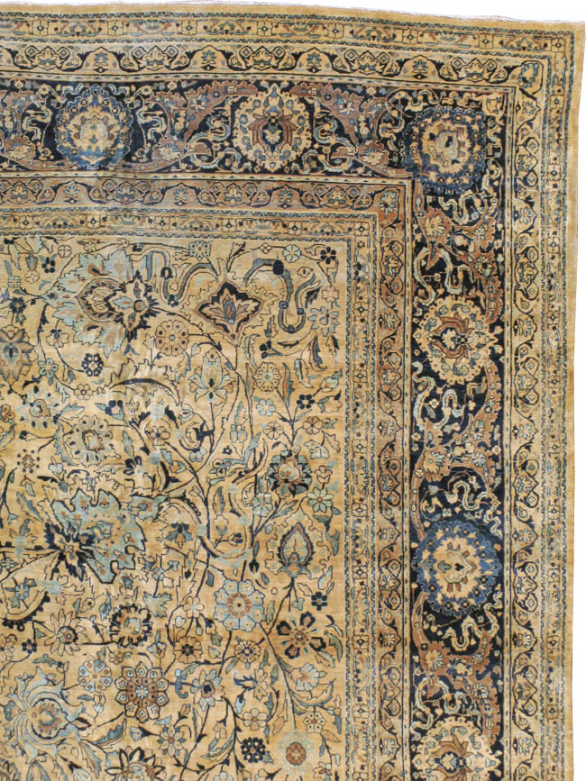Antique Persian Lavar Kerman Carpet, No.22849 - Gsblank
