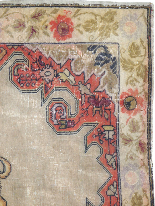 Antique Turkish Sivas Pictorial Rug, No.22858 - Gsblank