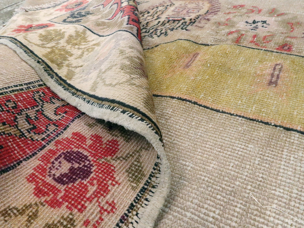 Antique Turkish Sivas Pictorial Rug, No.22858 - Gsblank