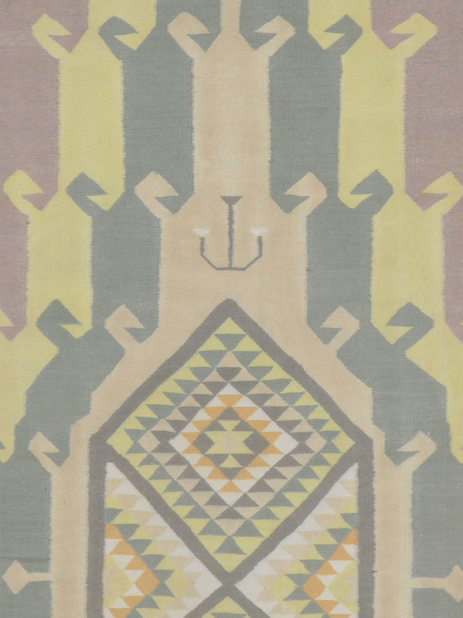 Vintage Indian Dhurrie Runner, No.22866 - Gsblank