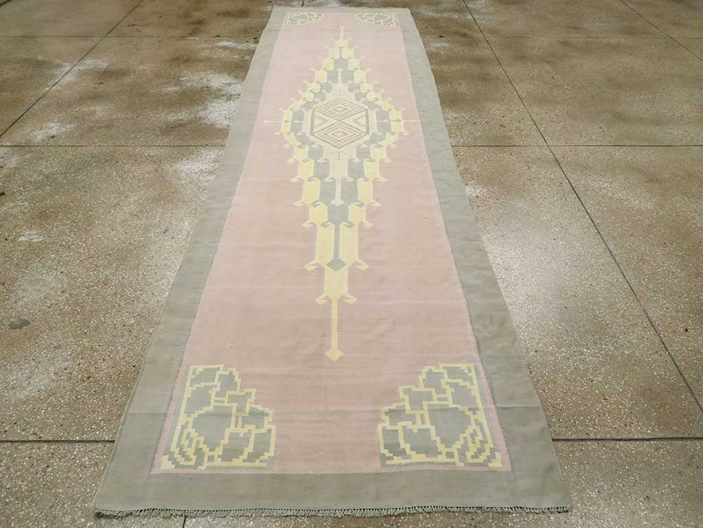 Vintage Indian Dhurrie Runner, No.22866 - Gsblank