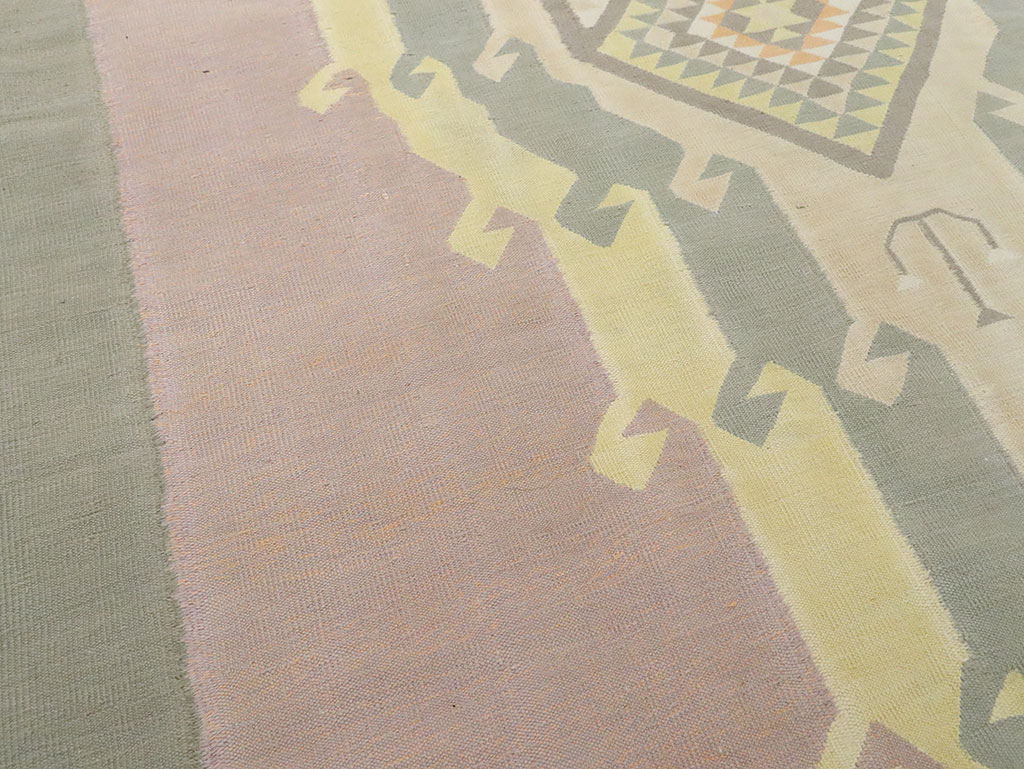 Vintage Indian Dhurrie Runner, No.22866 - Gsblank