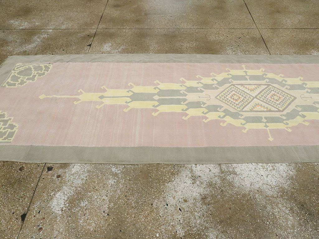 Vintage Indian Dhurrie Runner, No.22866 - Gsblank