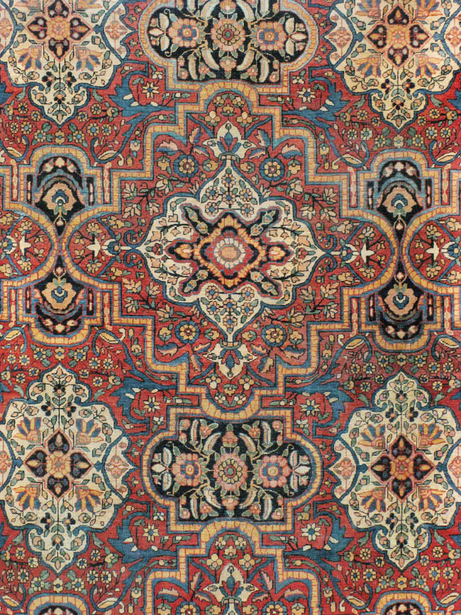 Antique Persian Lavar Kerman Carpet, No.22867 - Gsblank