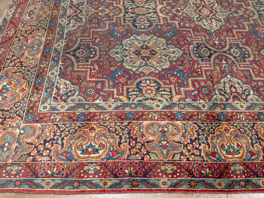 Antique Persian Lavar Kerman Carpet, No.22867 - Gsblank