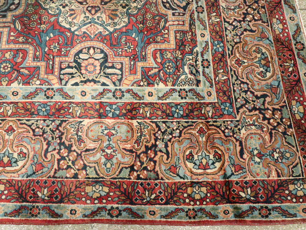 Antique Persian Lavar Kerman Carpet, No.22867 - Gsblank
