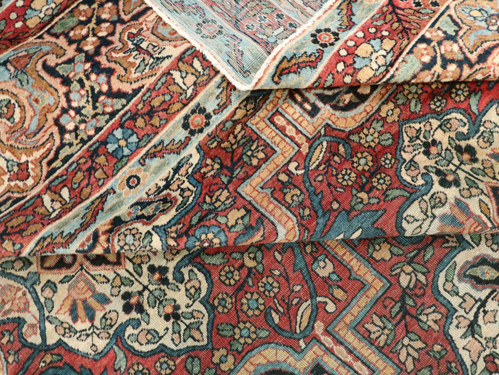Antique Persian Lavar Kerman Carpet, No.22867 - Gsblank