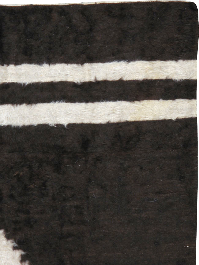 Vintage Turkish Mohair Accent Rug, No.22877 - Gsblank