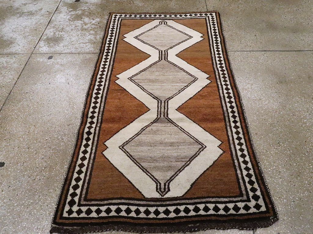 Vintage Persian Gabbeh Rug, No.22892 - Gsblank