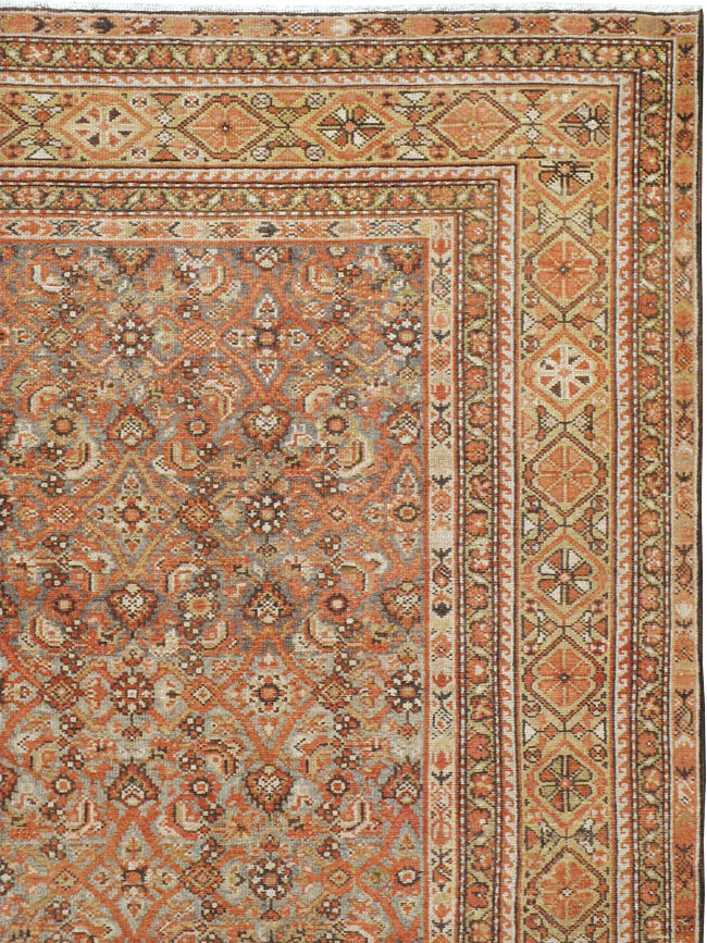 Antique Persian Malayer Gallery Carpet, No.22907 - Gsblank