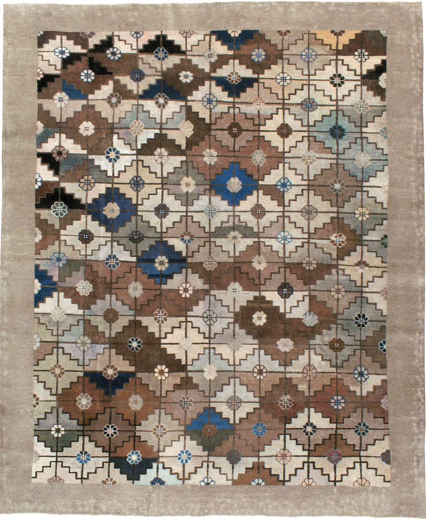 Antique Chinese Mongolian Carpet, No.22910 - Gsblank