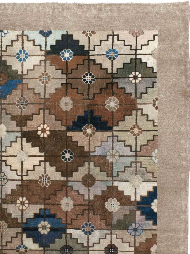 Antique Chinese Mongolian Carpet, No.22910 - Gsblank