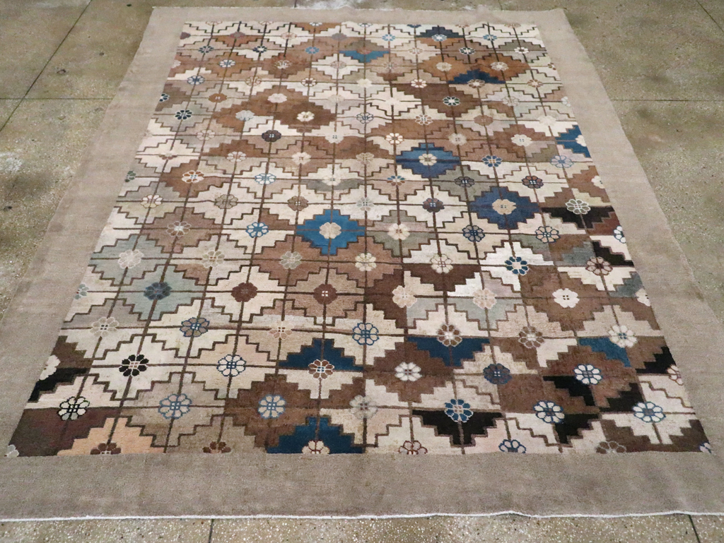 Antique Chinese Mongolian Carpet, No.22910 - Gsblank