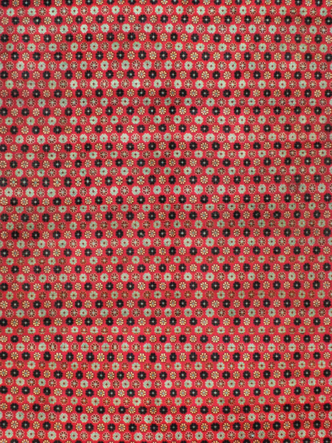 Vintage Persian Kashan Modernist Carpet, No.22916 - Gsblank