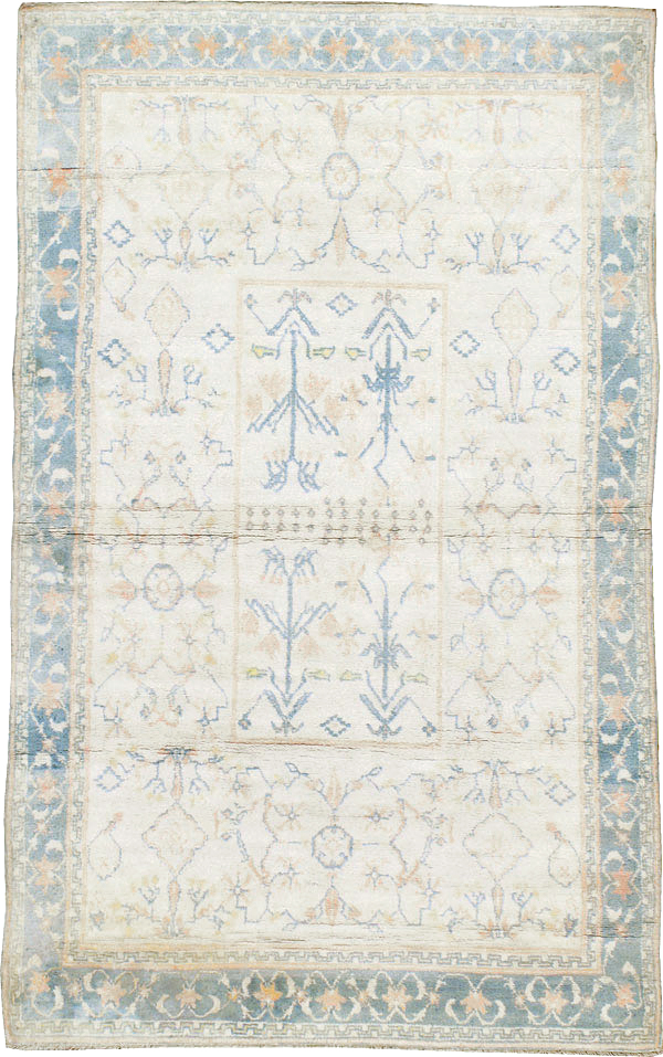 Vintage Indian Cotton Agra Rug, No.22931 - Gsblank