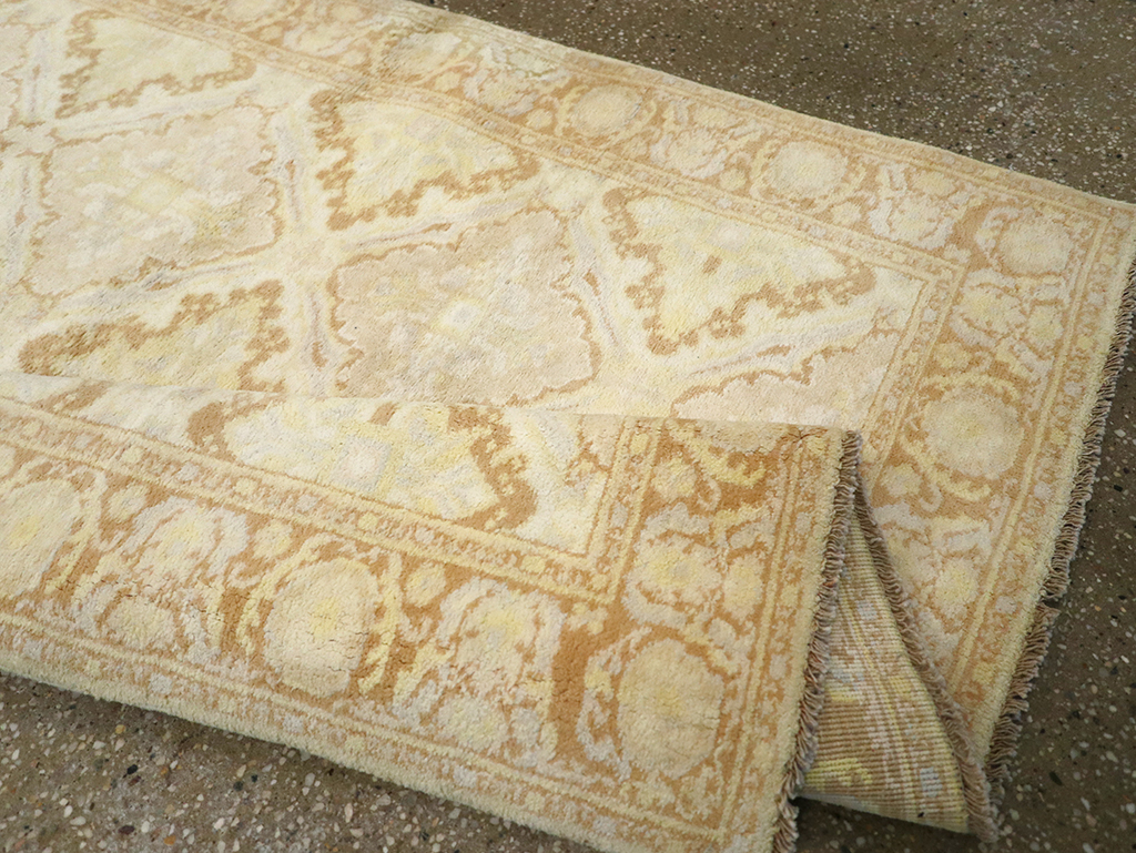 Vintage Indian Cotton Agra Rug, No.22940 - Gsblank