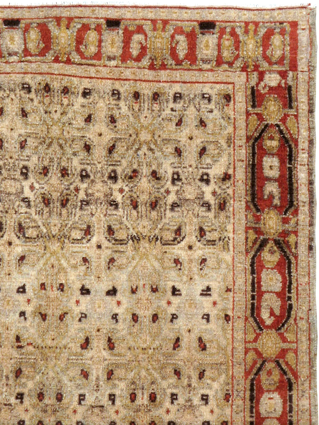 Antique Persian Senneh Malayer Rug, No.22945 - Gsblank