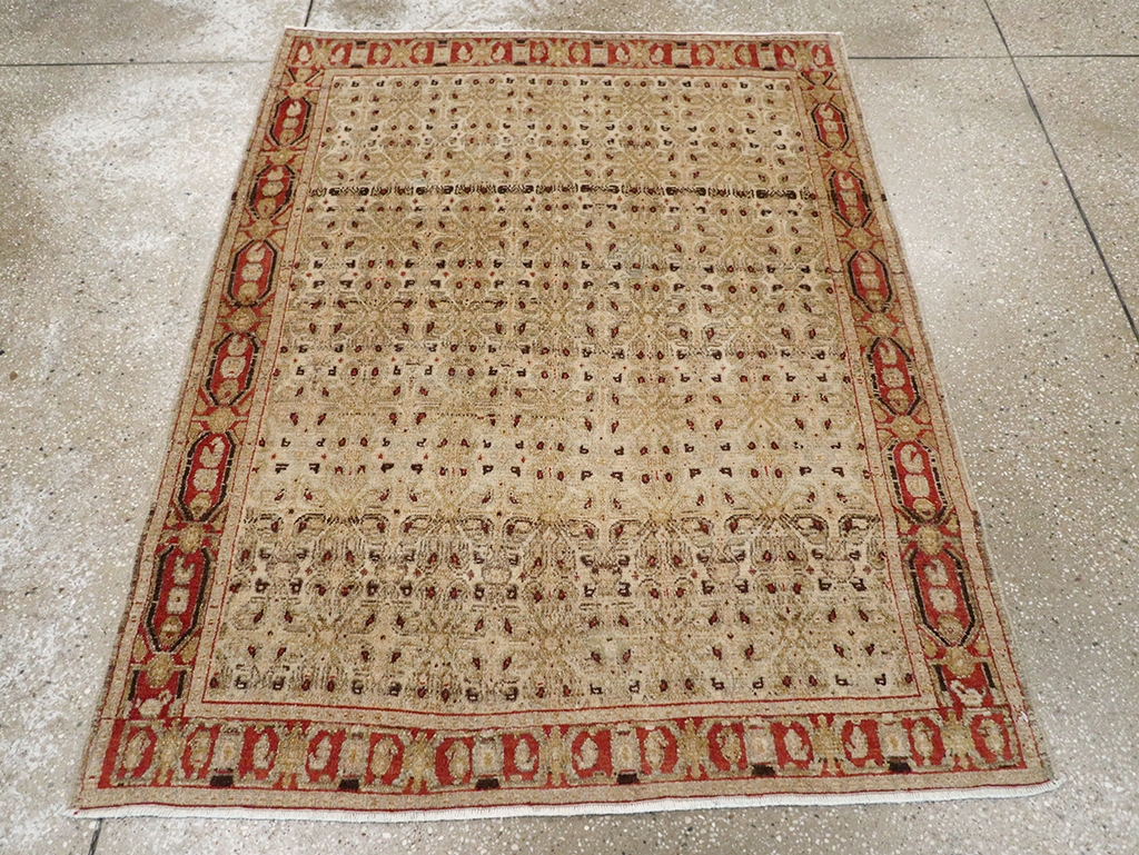 Antique Persian Senneh Malayer Rug, No.22945 - Gsblank