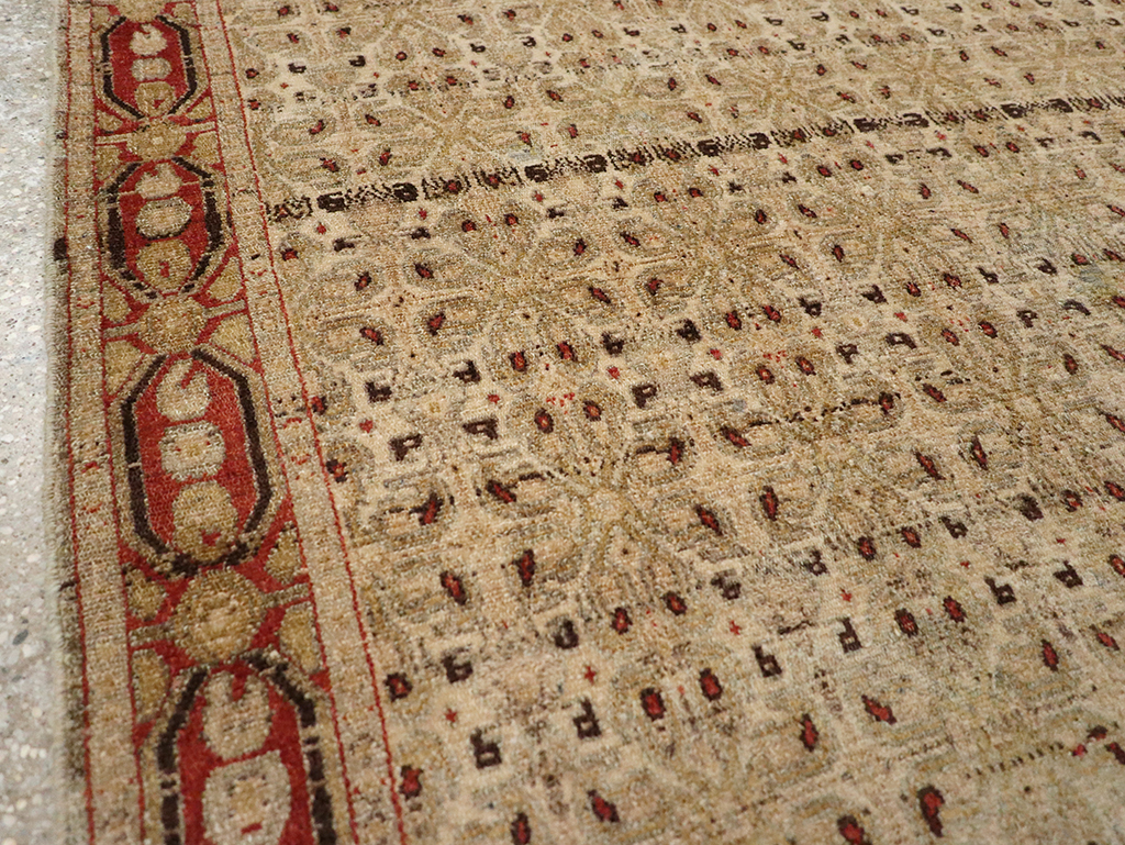 Antique Persian Senneh Malayer Rug, No.22945 - Gsblank