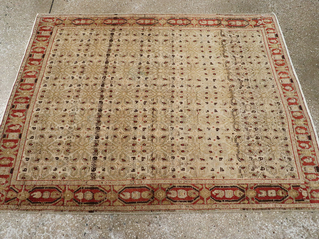 Antique Persian Senneh Malayer Rug, No.22945 - Gsblank