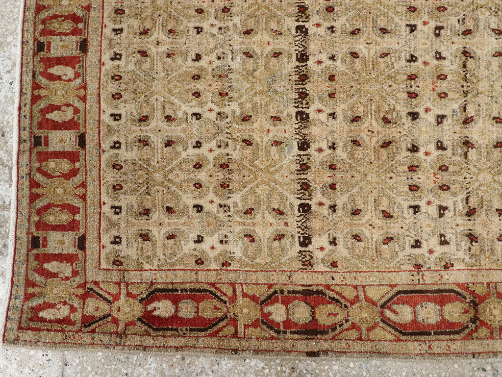 Antique Persian Senneh Malayer Rug, No.22945 - Gsblank