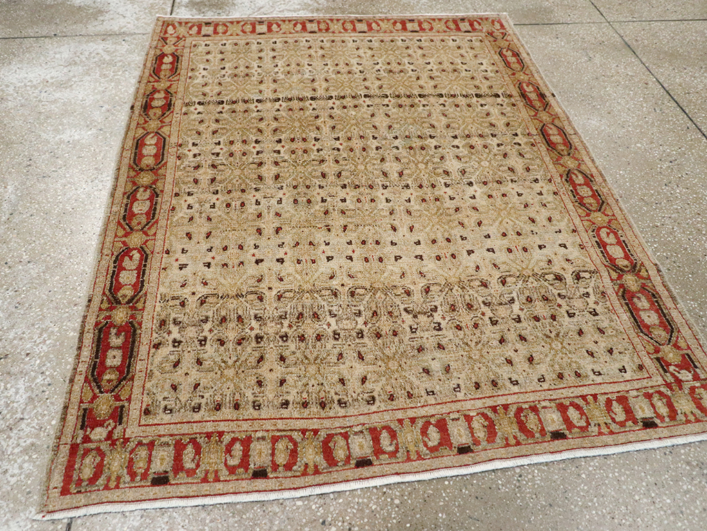 Antique Persian Senneh Malayer Rug, No.22945 - Gsblank