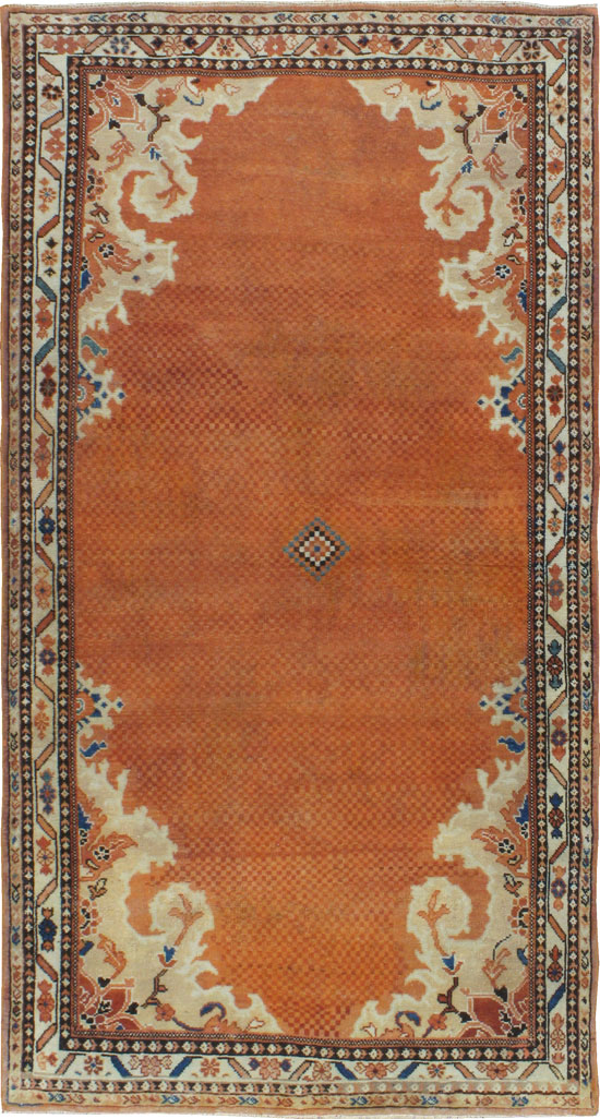 Vintage Persian Mahal Rug, No.22946 - Gsblank