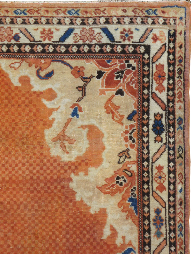 Vintage Persian Mahal Rug, No.22946 - Gsblank