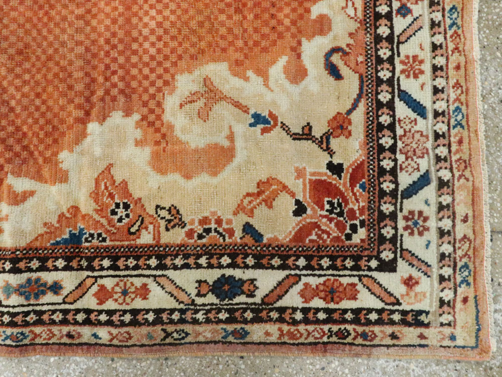 Vintage Persian Mahal Rug, No.22946 - Gsblank
