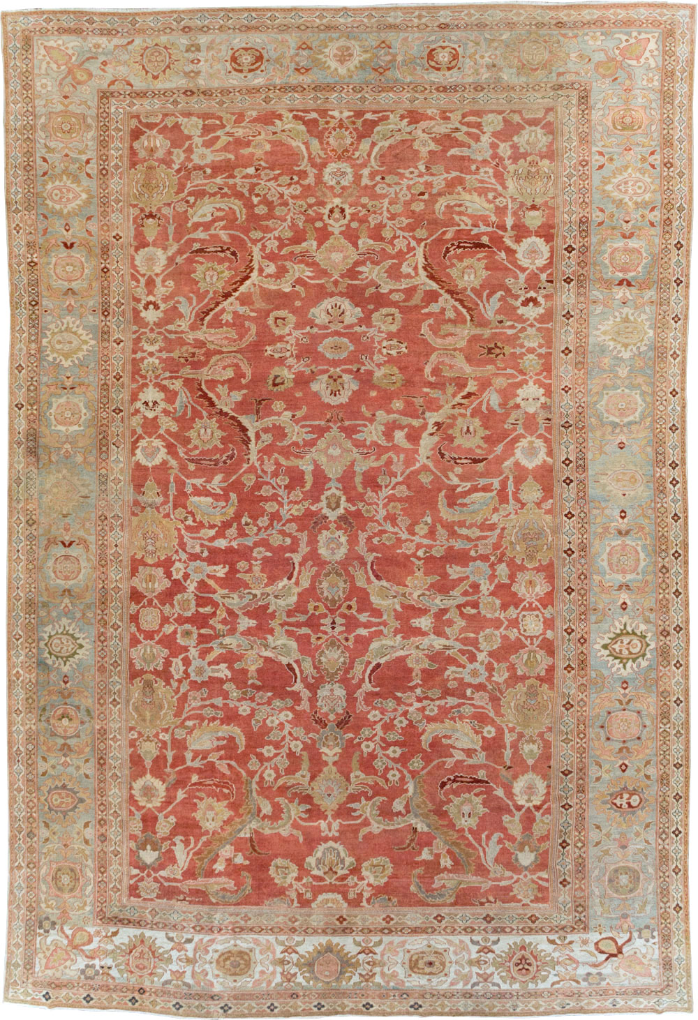 Antique Persian Sultanabad Carpet, No.22950 - Gsblank