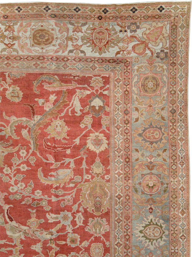 Antique Persian Sultanabad Carpet, No.22950 - Gsblank